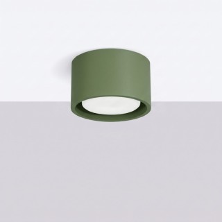 Plafonnier MODO 1 vert olive Gx53
