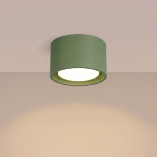 Plafonnier MODO 1 vert olive Gx53