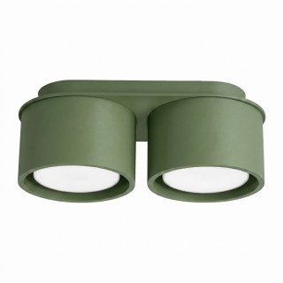 Plafonnier MODO 2 vert olive - Sollux