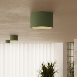 Plafonnier MODO 2 vert olive - Sollux