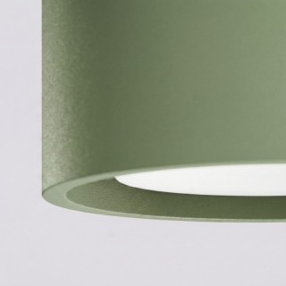 Plafonnier MODO 3 vert olive - Sollux