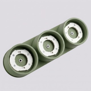 Plafonnier MODO 3 vert olive - Sollux