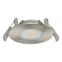Jedi 563041550 Spot Encastrable Performa 1L Alu, Métal, Intégré, 7.5 W, Argent, 8,5 x 8,5 x 5,5 cm
