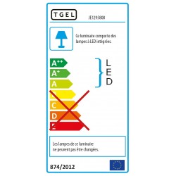 Jedi 563041550 Spot Encastrable Performa 1L Alu, Métal, Intégré, 7.5 W, Argent, 8,5 x 8,5 x 5,5 cm