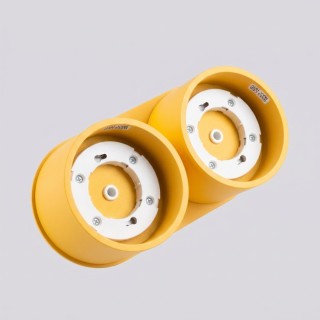 Plafonnier MODO 2 jaune Gx53