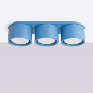 Plafonnier MODO 3 azure Sollux