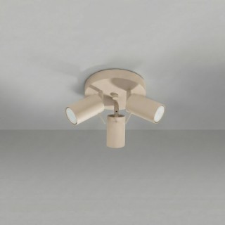 Plafonnier RING 3P taupe - Sollux