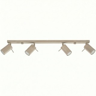 Plafonnier RING 4L taupe - Sollux