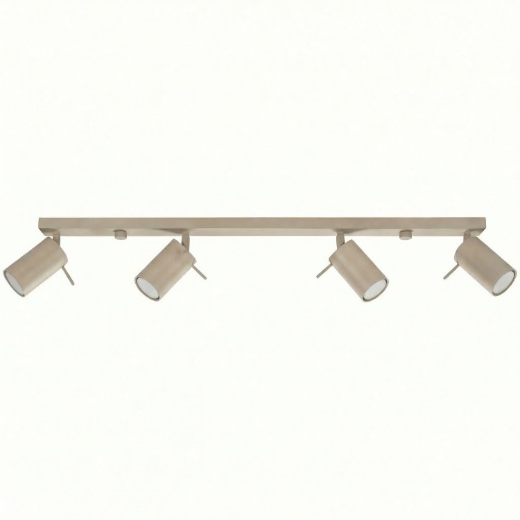 Plafonnier RING 4L taupe - Sollux