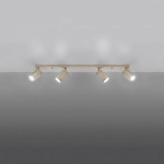 Plafonnier RING 4L taupe - Sollux