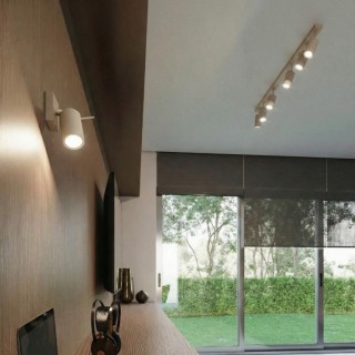 Plafonnier RING 4L taupe - Sollux