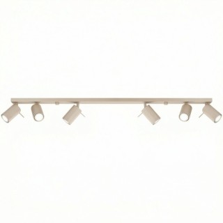 Plafonnier RING 6L taupe - Sollux