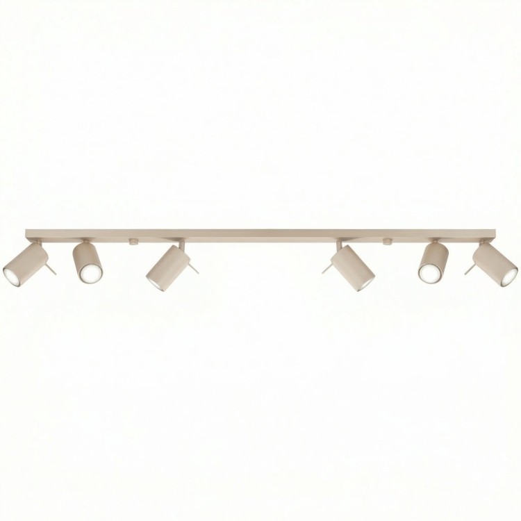 Plafonnier RING 6L taupe - Sollux