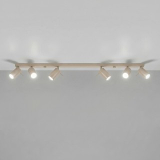 Plafonnier RING 6L taupe - Sollux