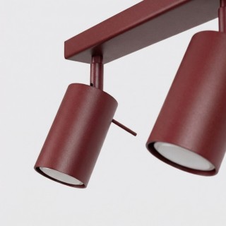 Plafonnier RING 4L bordeaux