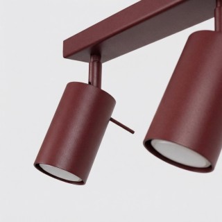 Plafonnier RING 6L Bordeaux - Sollux