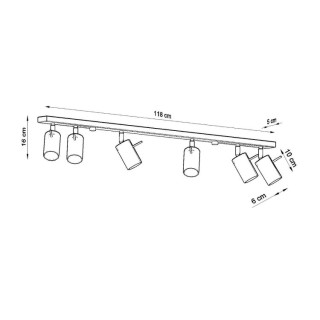 Plafonnier RING 6L Sollux