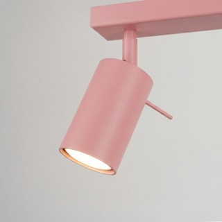 Plafonnier RING 3L rose - Sollux