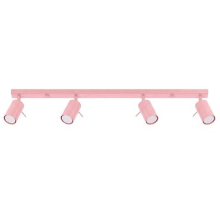 Plafonnier RING 4L rose - Sollux