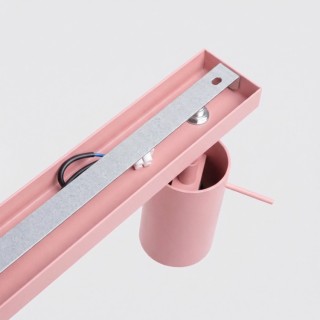 Plafonnier RING 4L rose - Sollux
