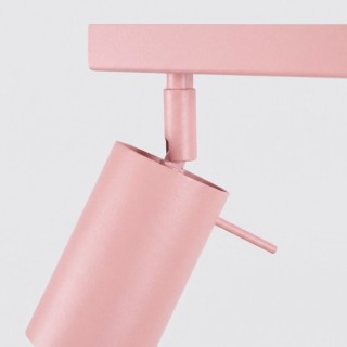 Plafonnier RING 4L rose - Sollux