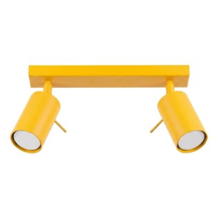 Plafonnier RING 2 jaune - Sollux