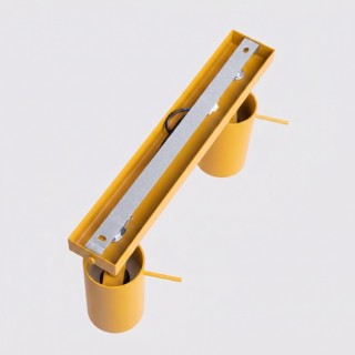 Plafonnier RING 2 jaune - Sollux