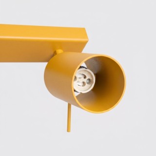 Plafonnier RING 2 jaune - Sollux