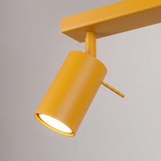 Plafonnier RING 2 jaune - Sollux