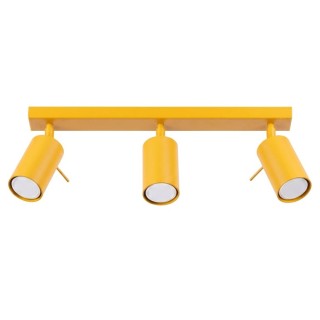 Plafonnier RING 3L jaune - Sollux