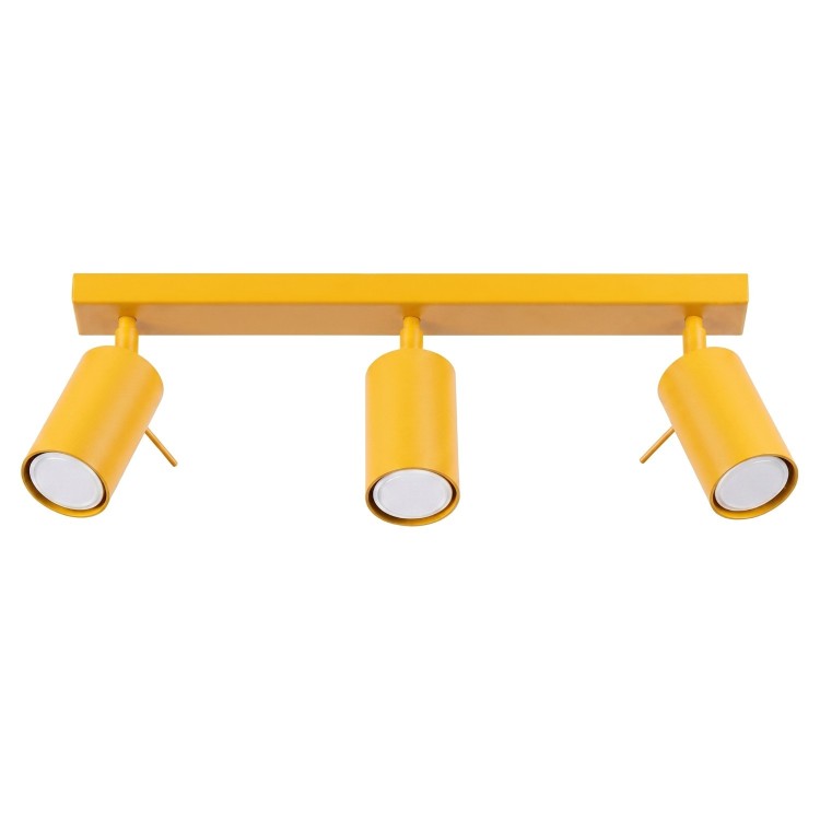 Plafonnier RING 3L jaune - Sollux
