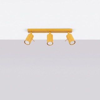 Plafonnier RING 3L jaune - Sollux