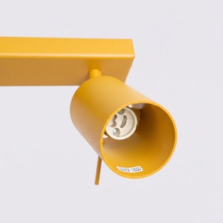 Plafonnier RING 4L jaune - Sollux