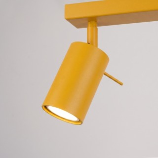 Plafonnier RING 4L jaune - Sollux