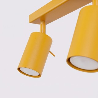 Plafonnier RING 4L jaune - Sollux