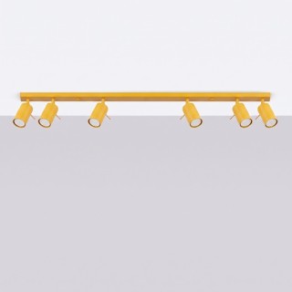 Plafonnier RING 6L jaune