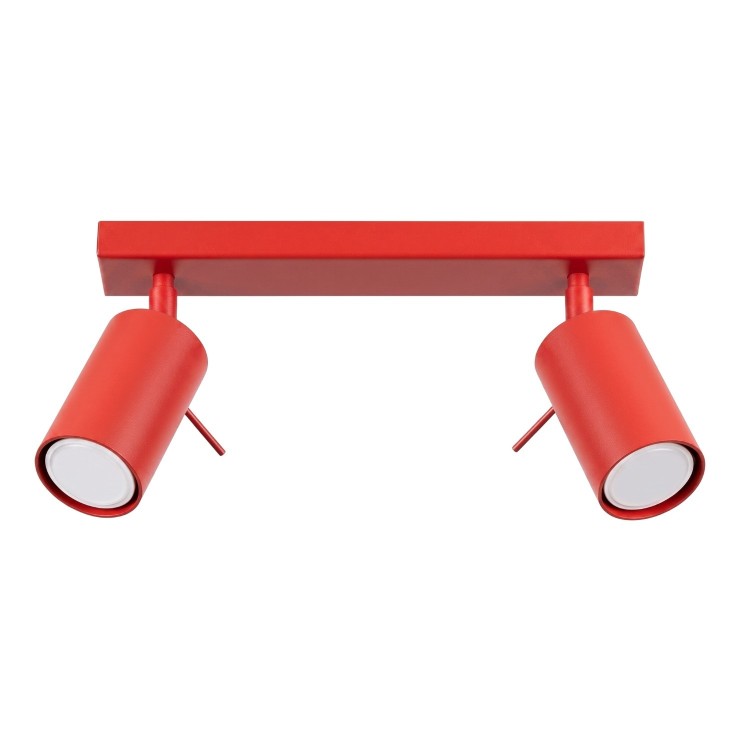 Plafonnier RING 2 rouge - Sollux