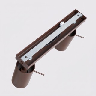Plafonnier RING 2 marron - Sollux