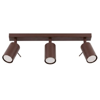Plafonnier RING 3L marron - Sollux