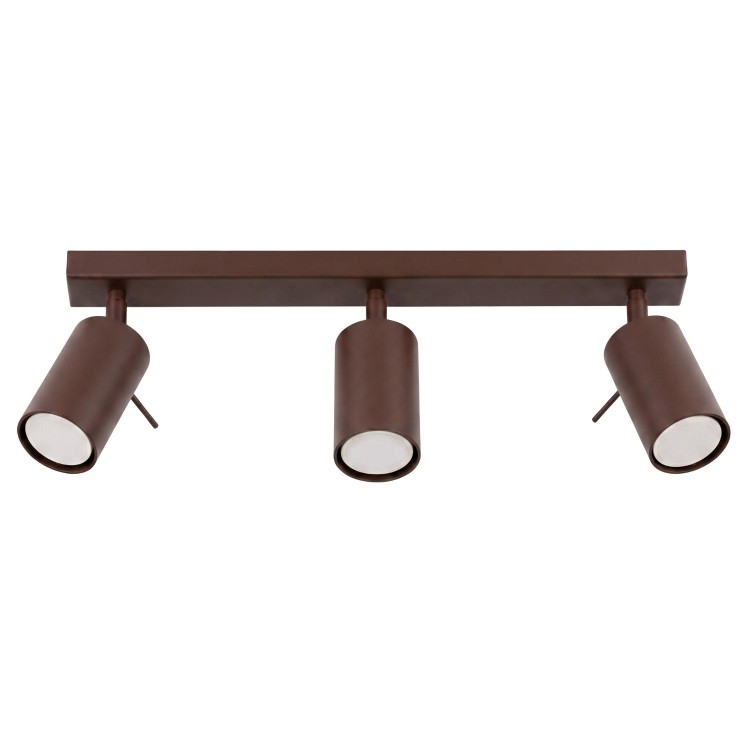 Plafonnier RING 3L marron - Sollux