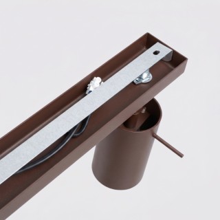 Plafonnier RING 3L marron - Sollux