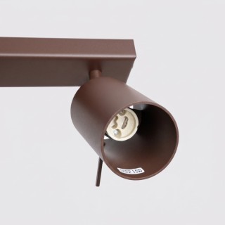 Plafonnier RING 3L marron - Sollux