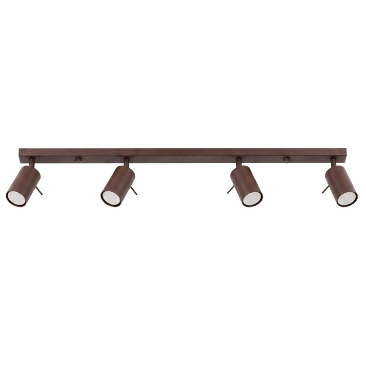 Plafonnier RING 4L marron - Sollux