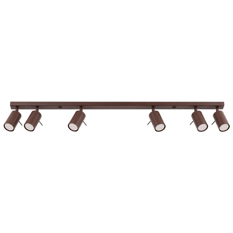 Plafonnier RING 6L marron - Sollux
