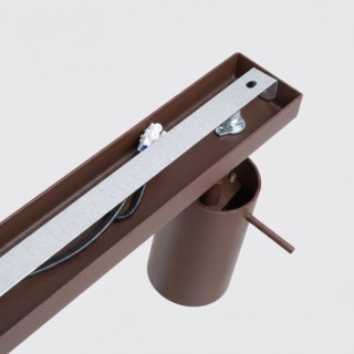 Plafonnier RING 6L marron - Sollux