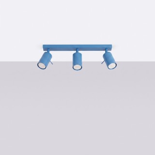 Plafonnier RING 3L azure - Sollux