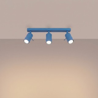 Plafonnier RING 3L azure - Sollux