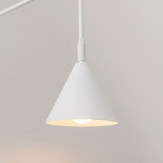 Applique NOX 1 blanc with a switch