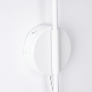 Applique NOX 1 blanc with a switch