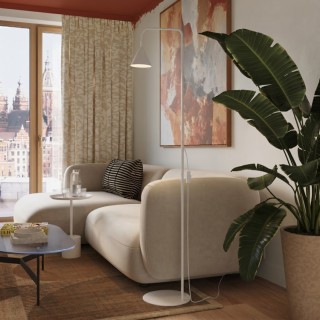 Lampadaire NOX blanc - Sollux